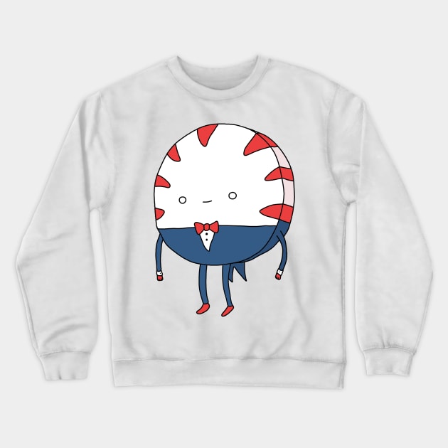 Peppermint Butler Crewneck Sweatshirt by valentinahramov